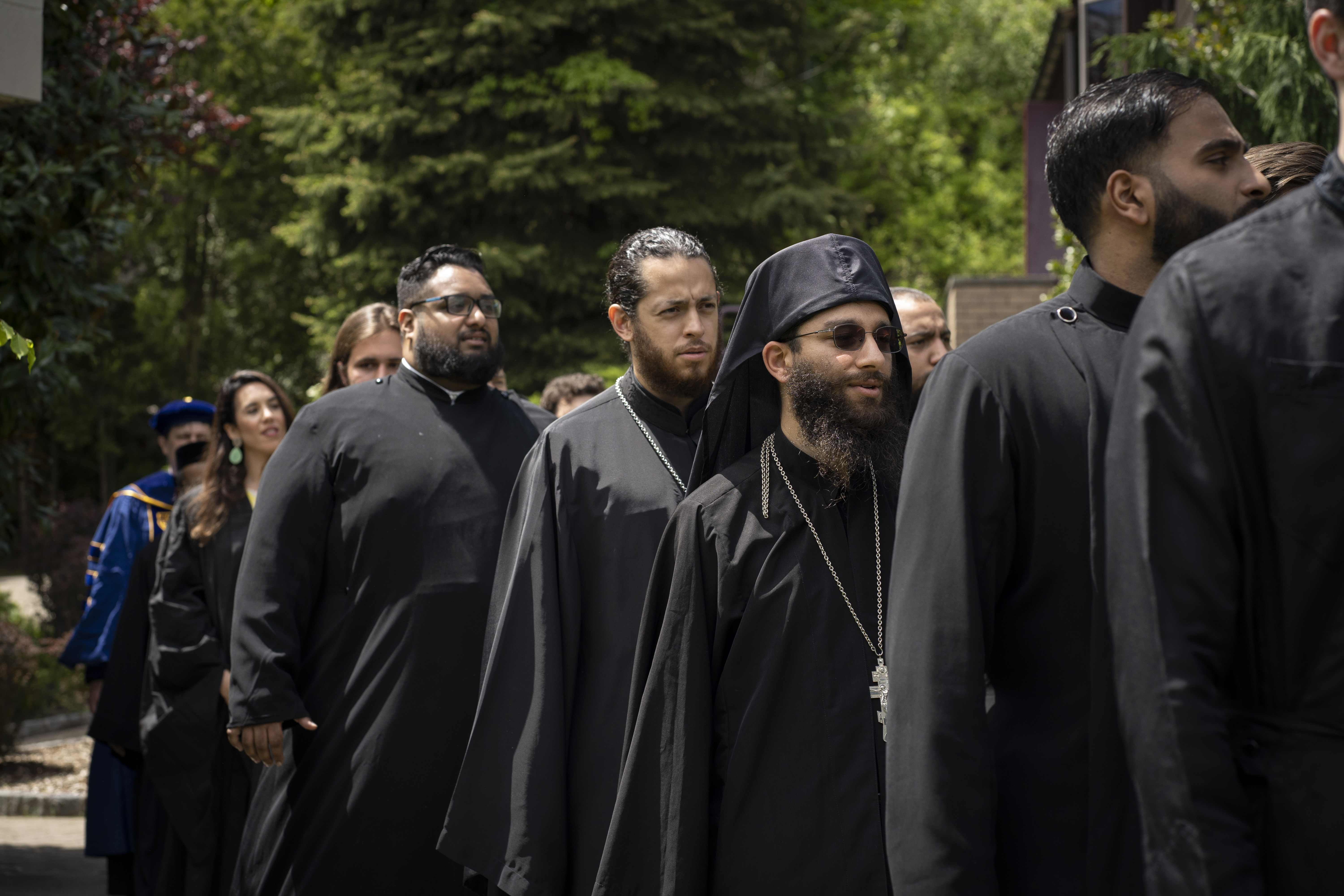 Seminarians in Commencement Procession 