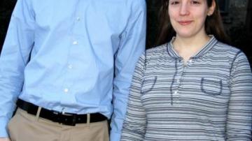 Seniors Logan Johnson and Sarah Johnson