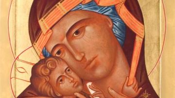 The Theotokos of Korsun, by iconographer Anna DuMoulin