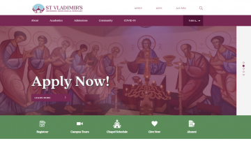 New website homepage