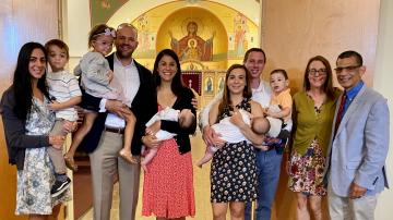 Dr Nick Pandelidis and family