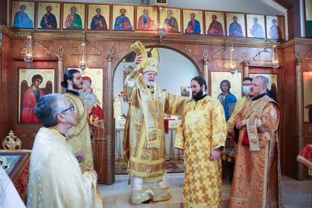 Scene from ordination of Dn. Andrew